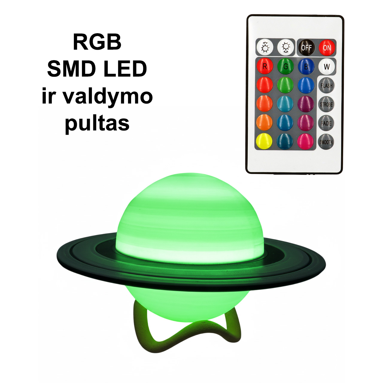 111017-05-3D-Stalinis-LED-Sviestuvas-Saturnas-su-ziedais