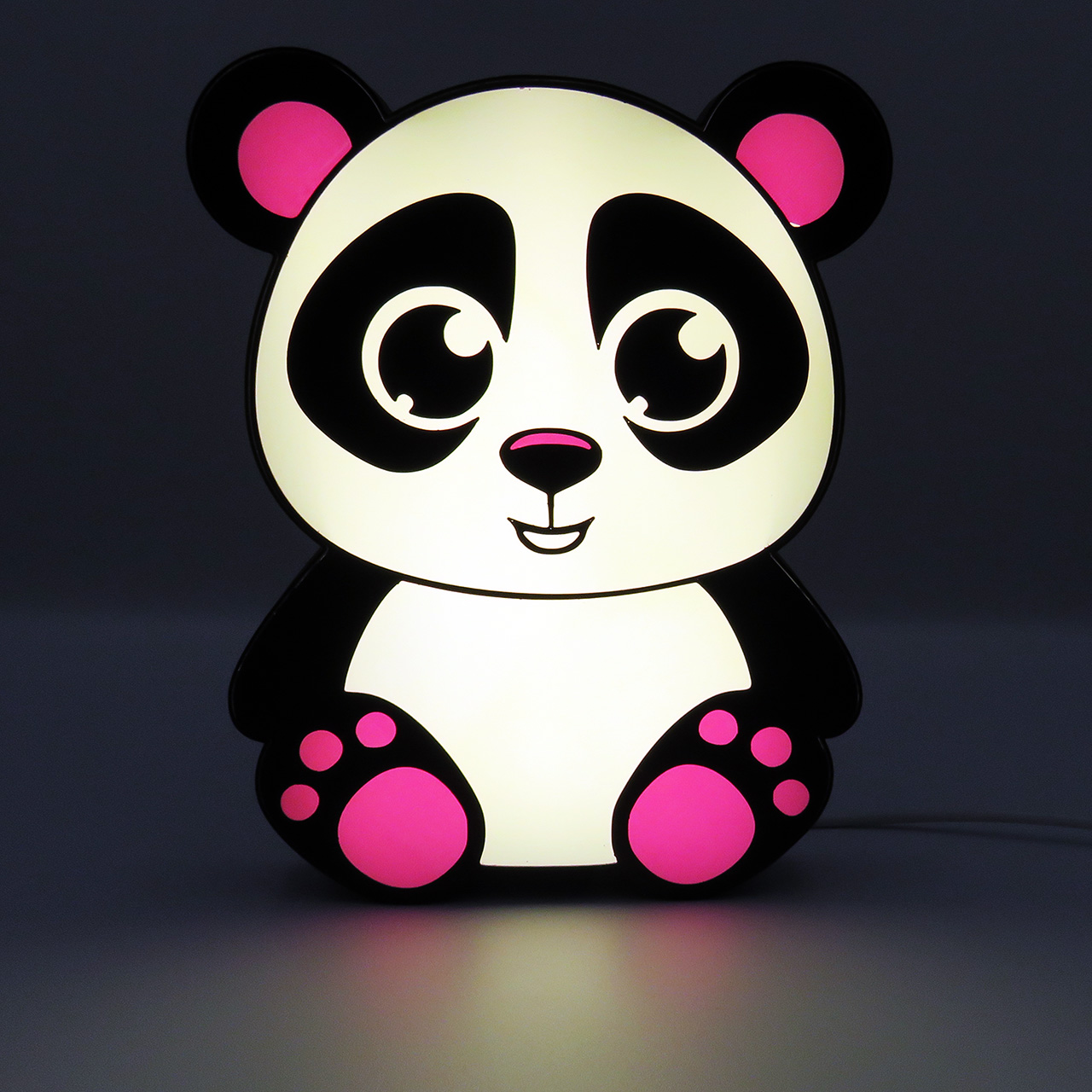 03 Panda rozine LED 3D